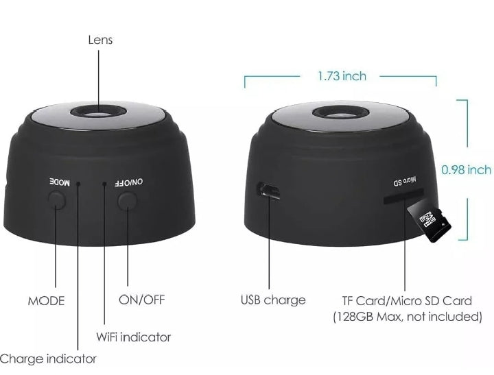 MINI CAMARA ESPÍA/ SEGURIDAD